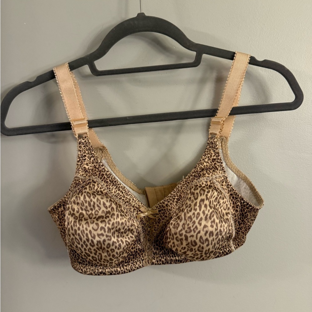 Bali 36C Leopard Print Full Coverage Bra Style 3820